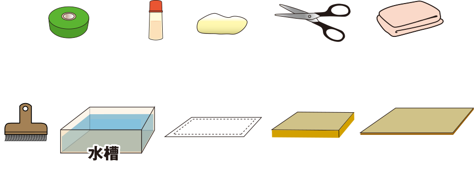 必要な道具と材料