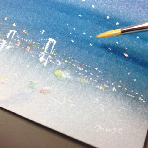 ペーパーカラー修正絵具